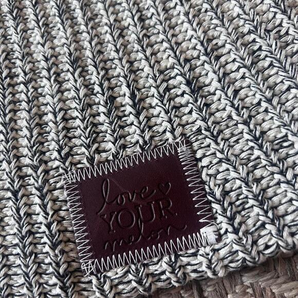 Love your melon gray beanie (NEW WITHOUT TAG) - Picture 2 of 3